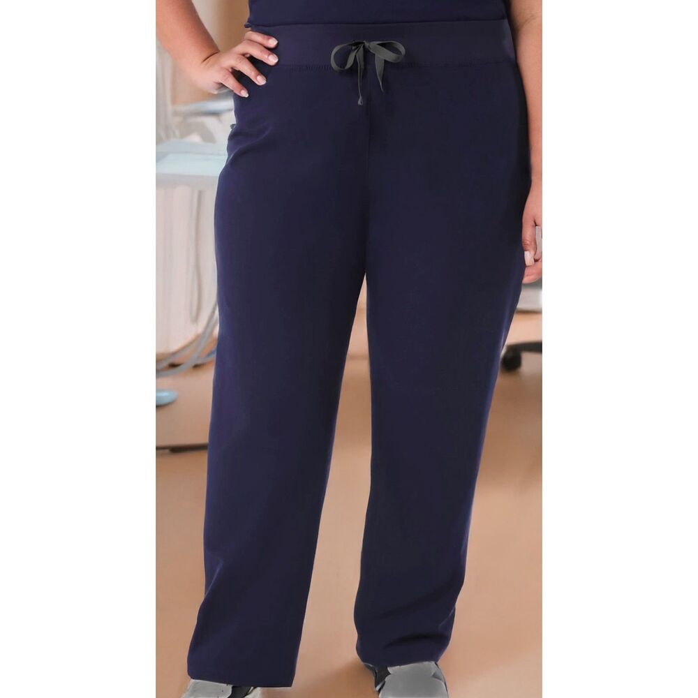 NWT Figs Navy Scrub Bottoms Livingston High Waisted Size XXL NAVY